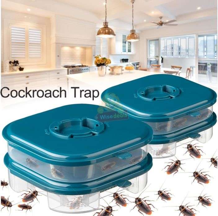 Reusable Double Layer Cockroach Harmless Trap for Home Garden