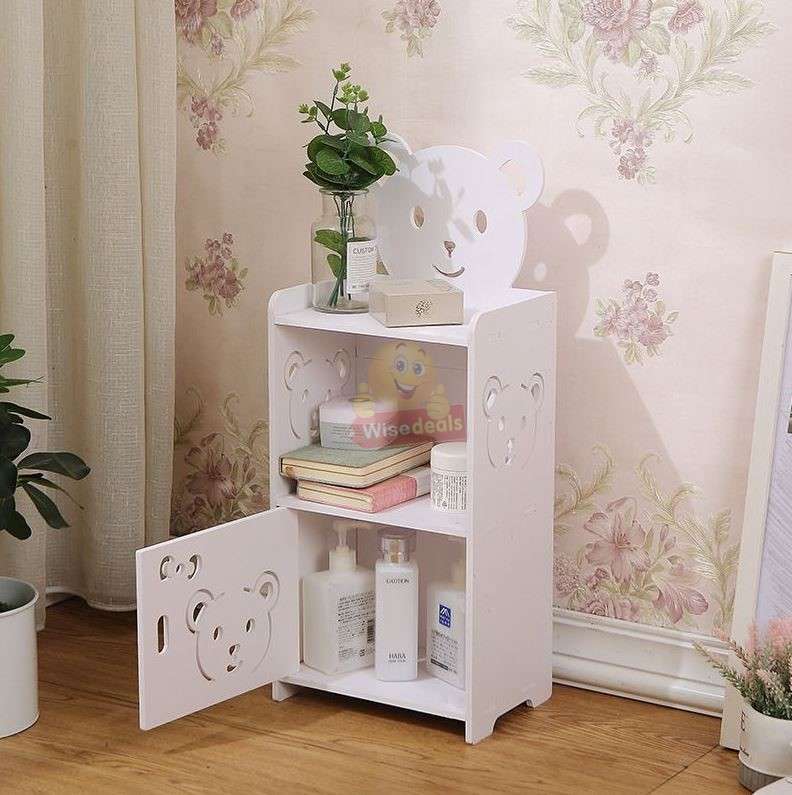 Mini Multi-Functional Bear Organiser Rack Bedside Table