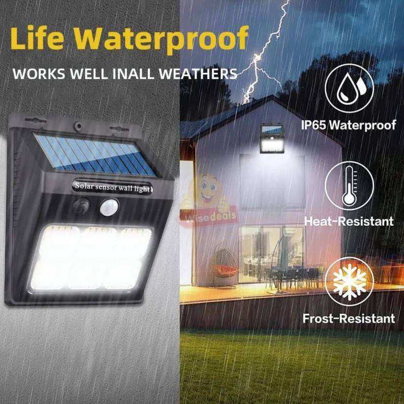 Solar Wall Light 96 LED 3 Modes Security Light