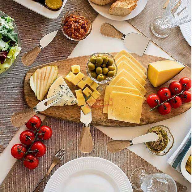 5 Piece Stainless Steel Cheese Set