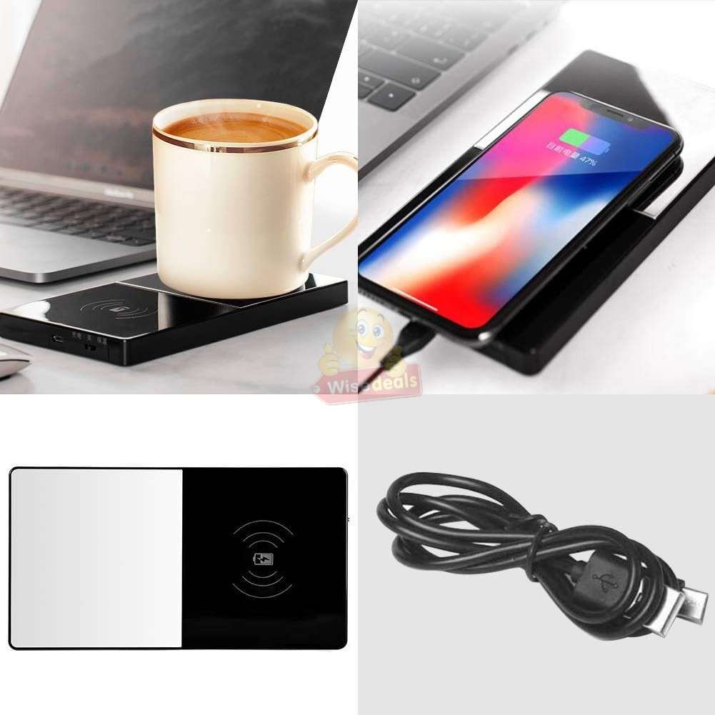 2-in-1 Wireless Charger and Coffee Cup Warmer
