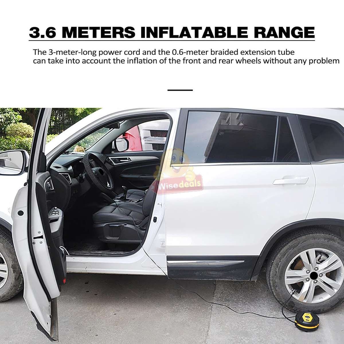 Air Compressor Tyre Inflator Accessory Kit