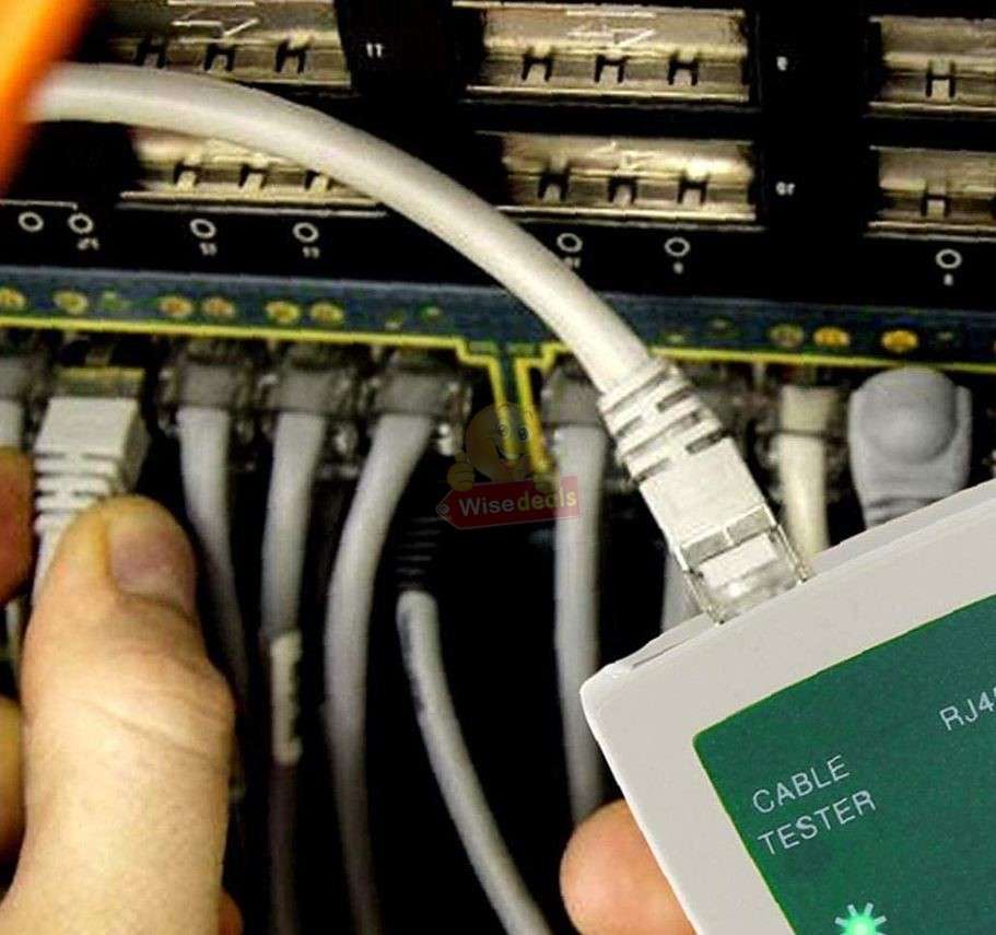 Network Cable Tester with Leather Bag