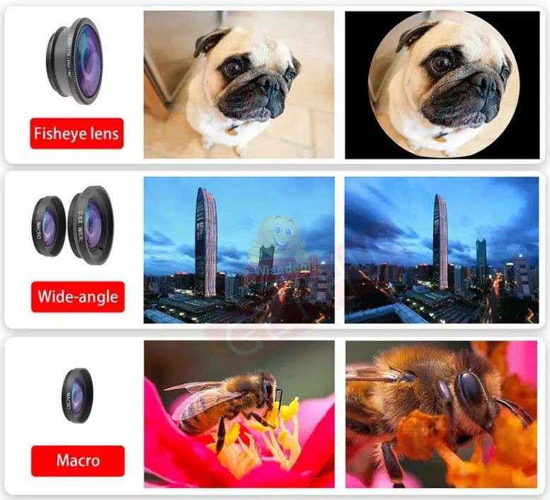 10 in 1 Bluetooth Cell Phone Lens Kit with Tripod & Selfie Stick - 8X Magnification