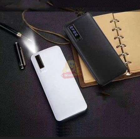 3 USB Backup Power Bank large capacity 20 000mAh with Flashlight charge 3 devices simultaneously