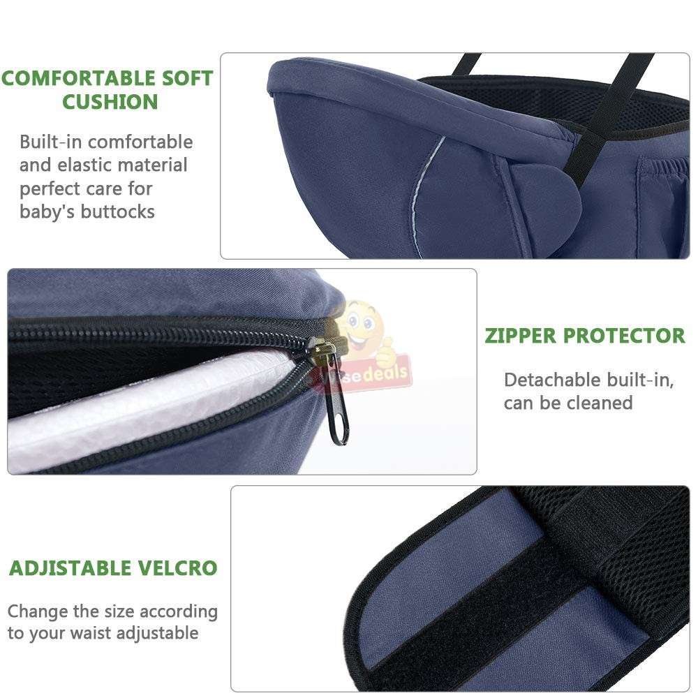 Portable Infant Baby Safe Waist Chair in Blue