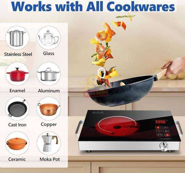 Electric Intelligent Halogen Infrared Induction Cooker