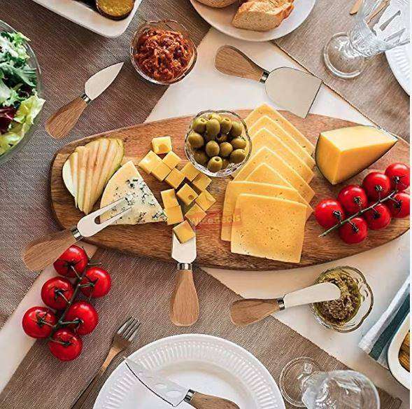 6 Piece Stainless Steel Cheese Set