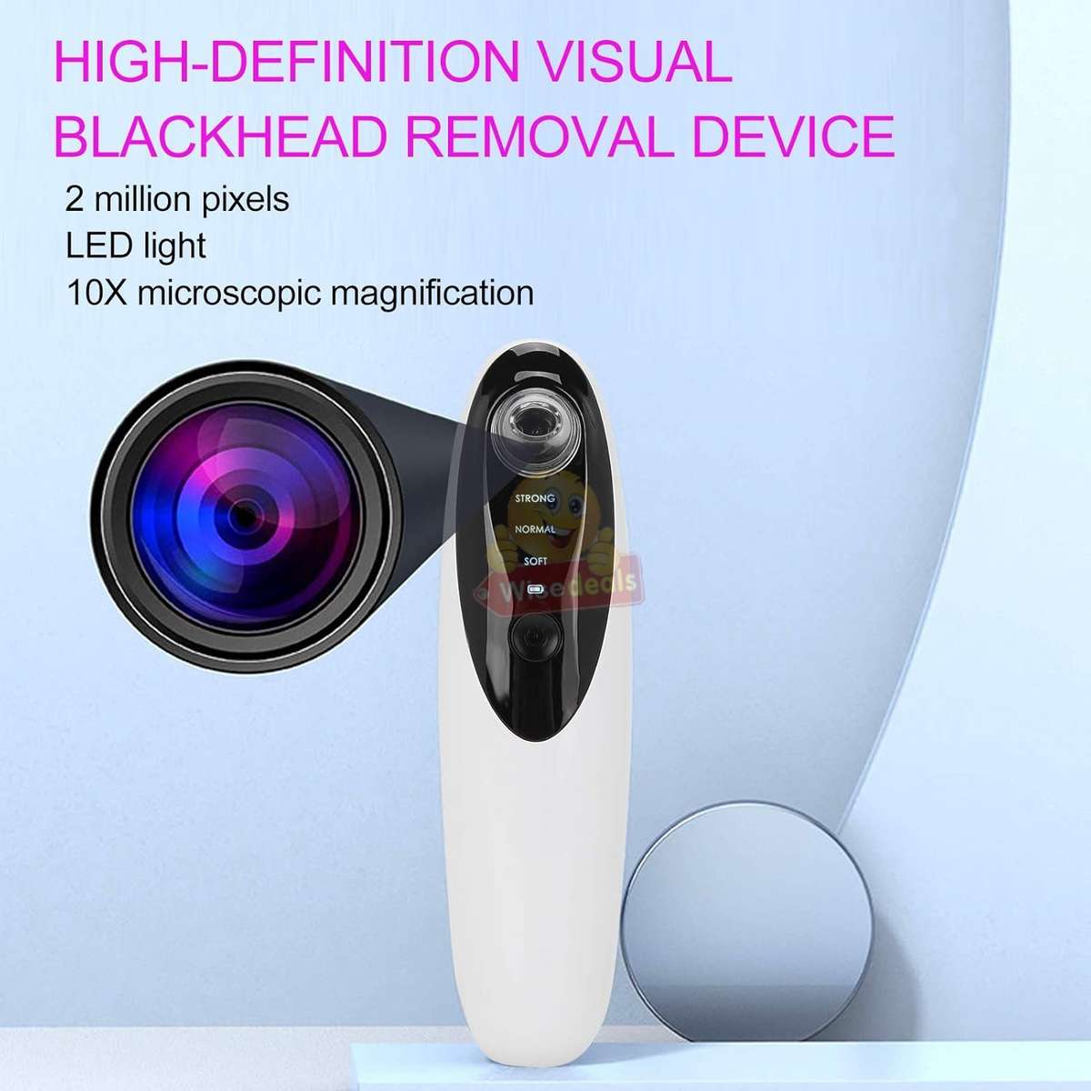 10 X Magnification HD Camera and LED lights Blackhead remover