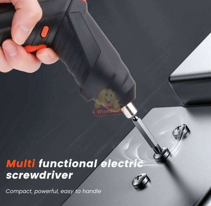 47Pcs 3.6V Cordless Electric Screwdriver Tool Kit