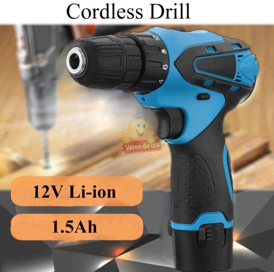 Drill Set with 2 X Lithium Batteries in a Carry Case