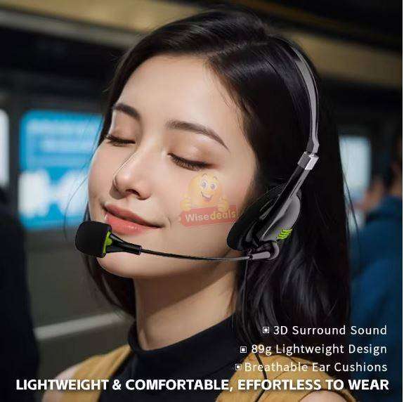 Gaming Headset Earphones with Microphone