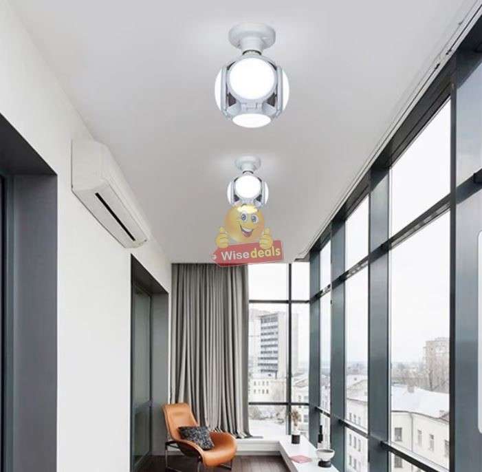 40W E27 Deformable LED Folding Football UFO Light