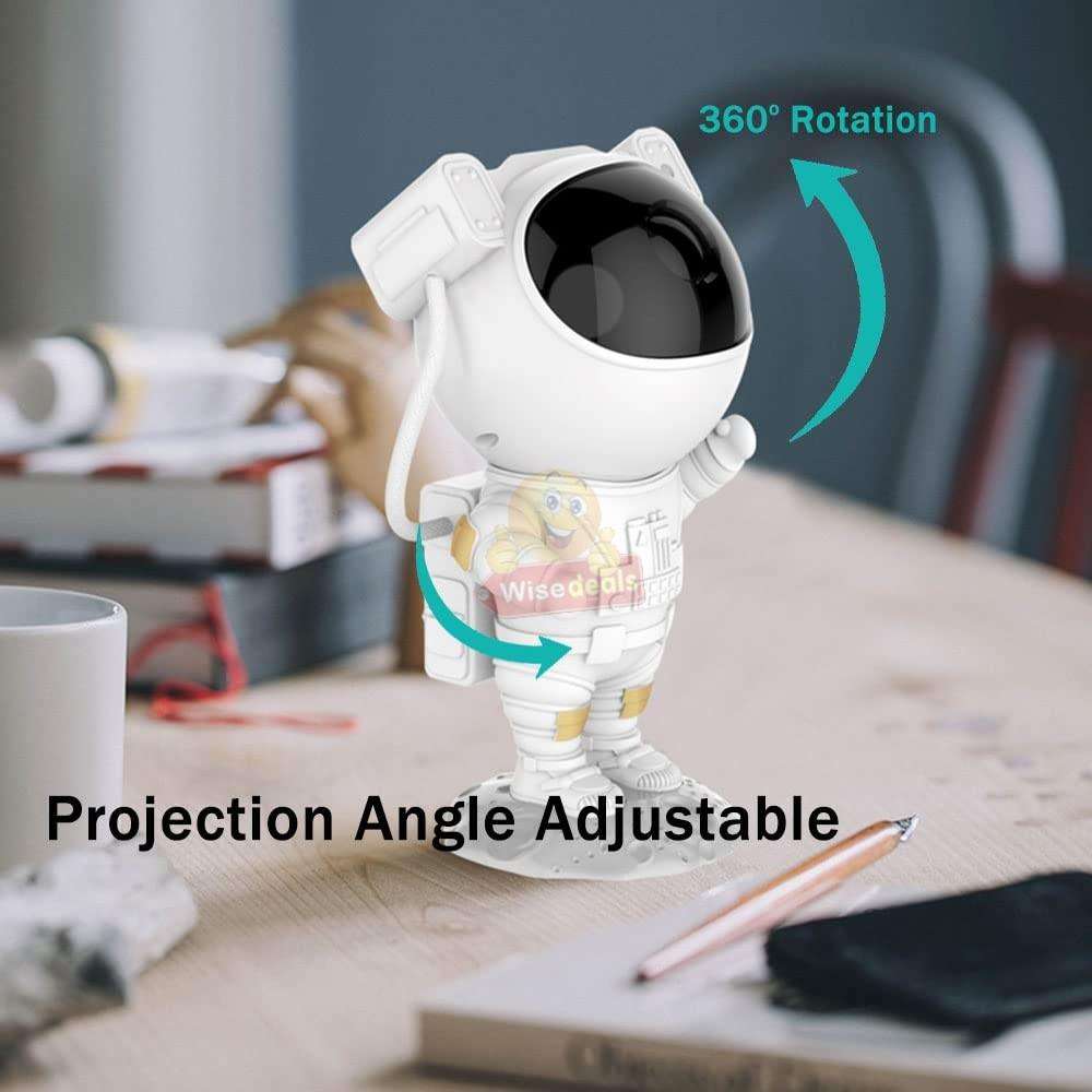 Astronaut Starry Sky Colourful Star Projector with Timer