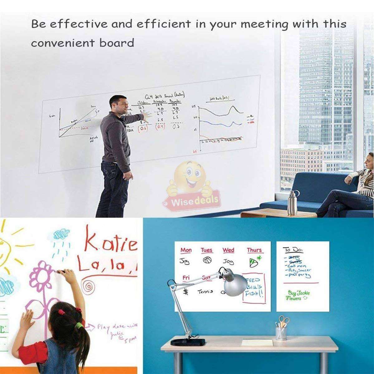 Whiteboard Wall Sticker 2000mm X 600mm