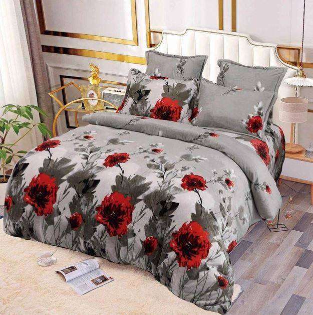 7 Piece Duvet Set with Curtains