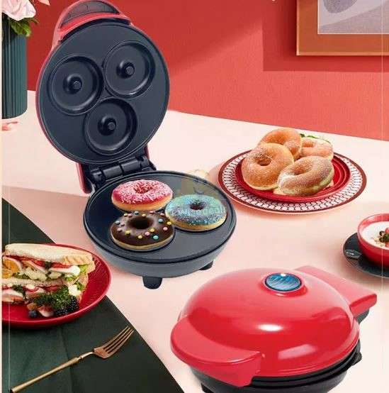 3 Minute Mini Donut Maker with Indicator Light