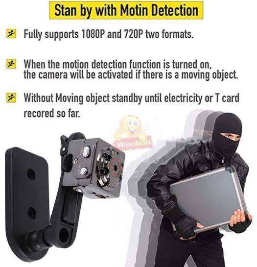Mini DV Camera SQ8 1080P Full HD Wireless Motion Recorder