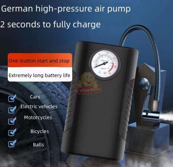12V German High-pressure Air pump Inflator