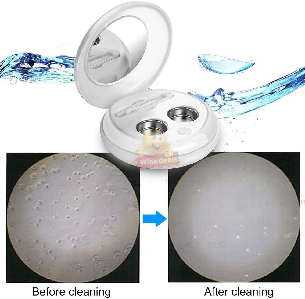High-Frequency Ultrasonic Contact Lens Cleaner