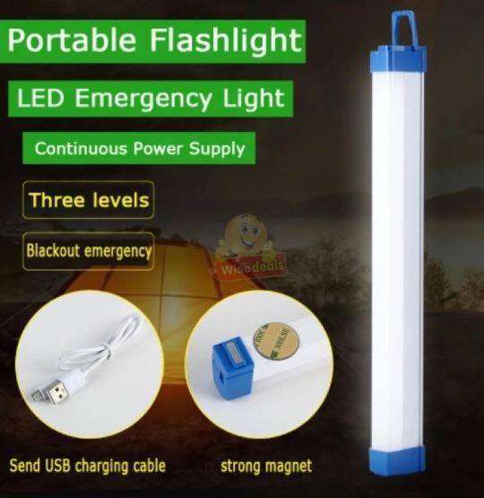 Rechargeable 3 Light Modes Magnetic Long Tube Light