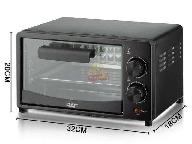12L Electric Countertop Oven with Timer and Temperature Control 800W