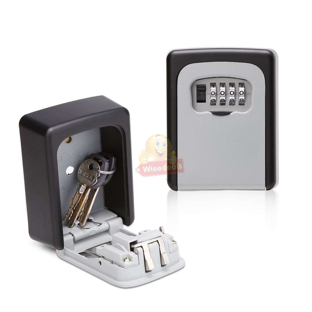 Outdoor wall mounted Key Safe with combination lock