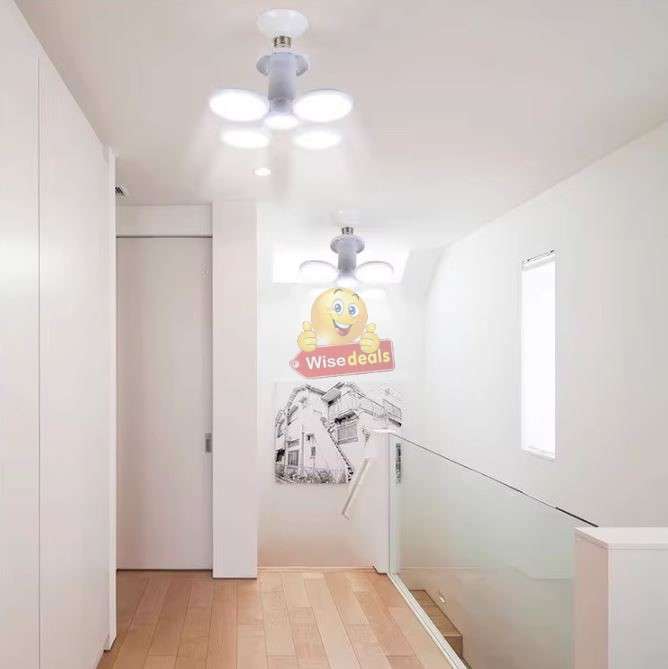 40W E27 Deformable LED Folding Football UFO Light