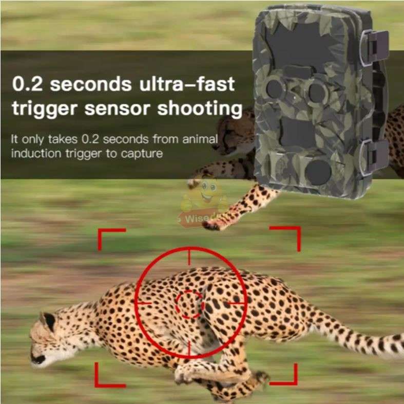 4K 20MP Dual-Lens Wide Angle Waterproof Night Vision Hunting Camera