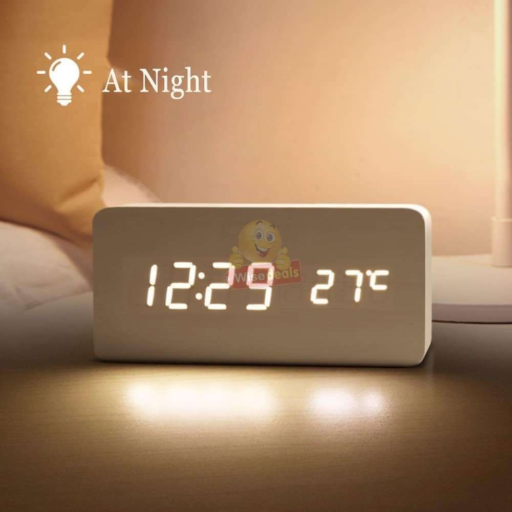 Digital LED Alarm Clock Timer Calendar Thermometer