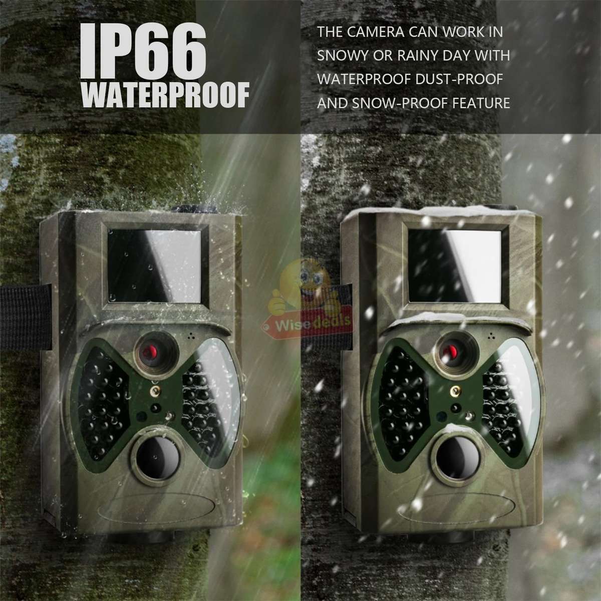 16MP Trial Camera with Remote Control and Accessories High-Quality Photos and Videos