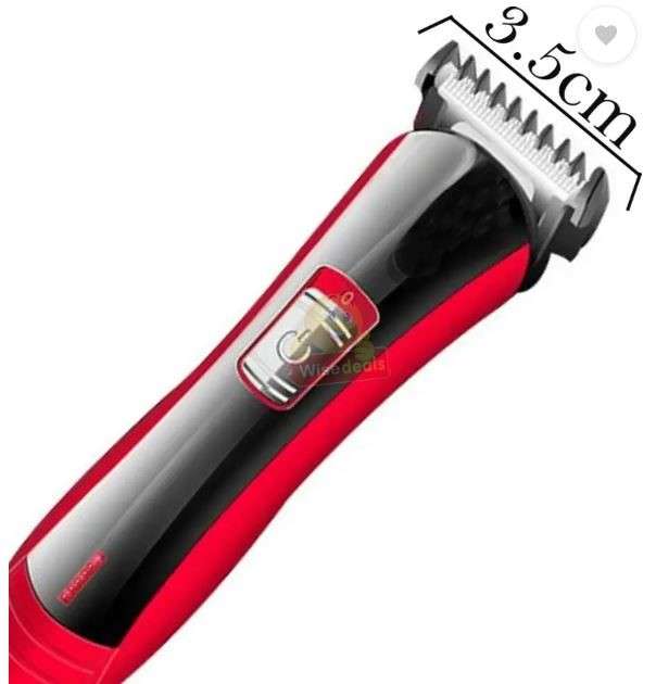 Professional Beard and Hair Trimmer Set in Black and Silver