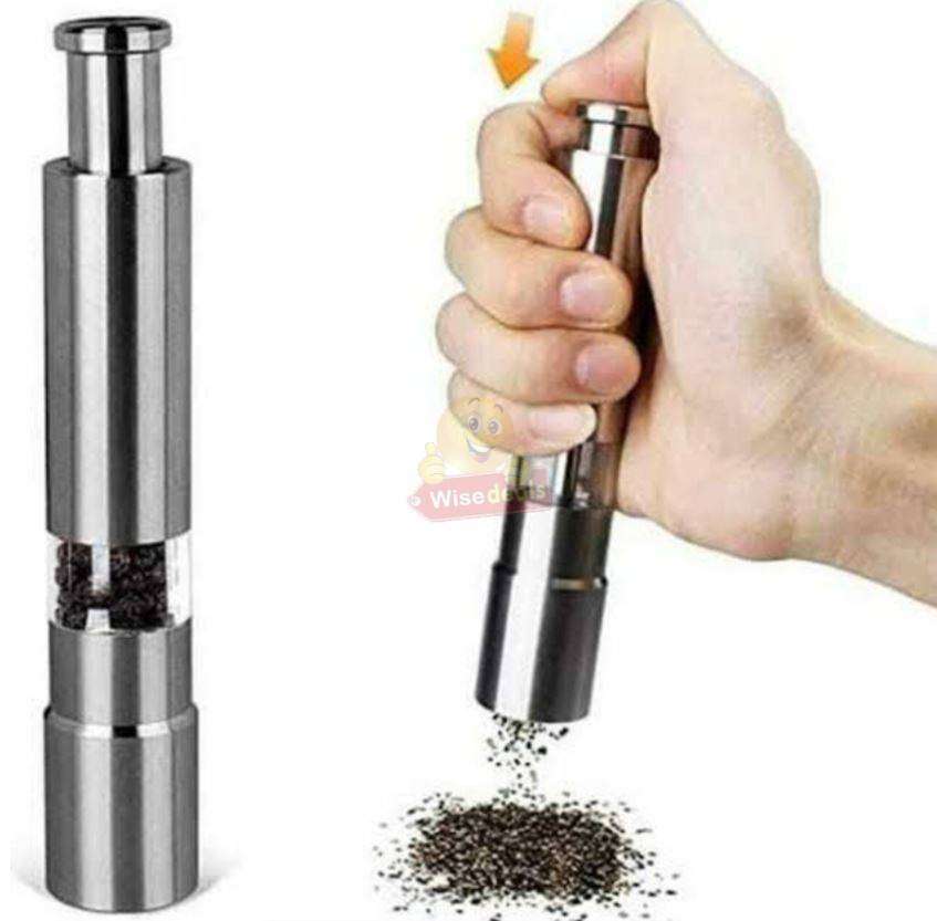 Stainless Steel Pressing Pepper Mill