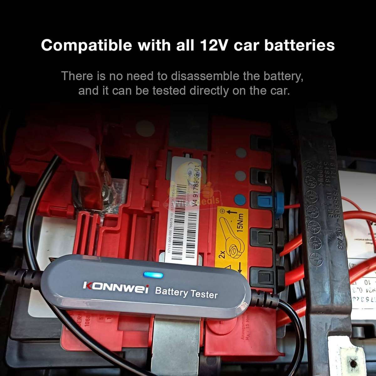 Bluetooth 6A and 12A Battery Tester and Analyzer