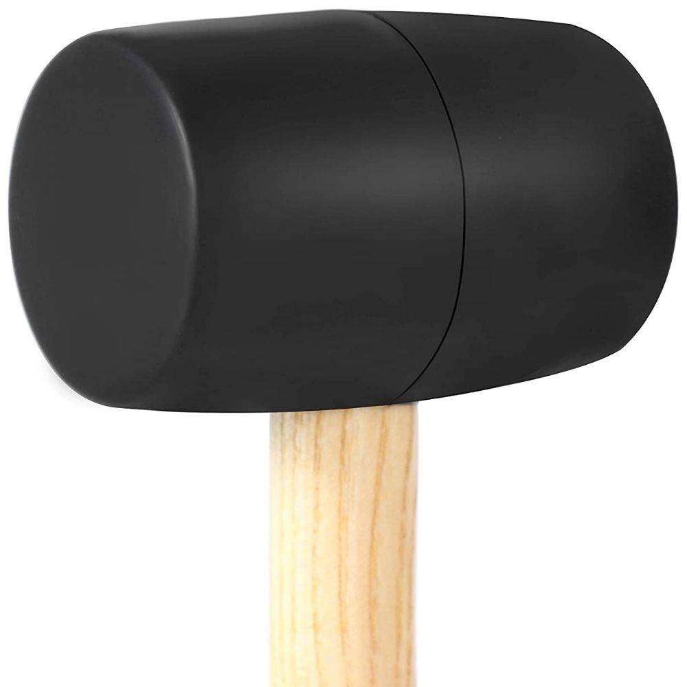Rubber Mallet with wooden handle