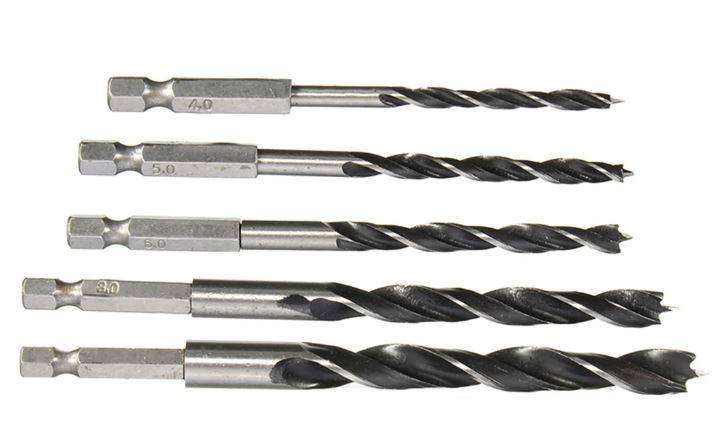 5 Piece Wood Drill Bit Set