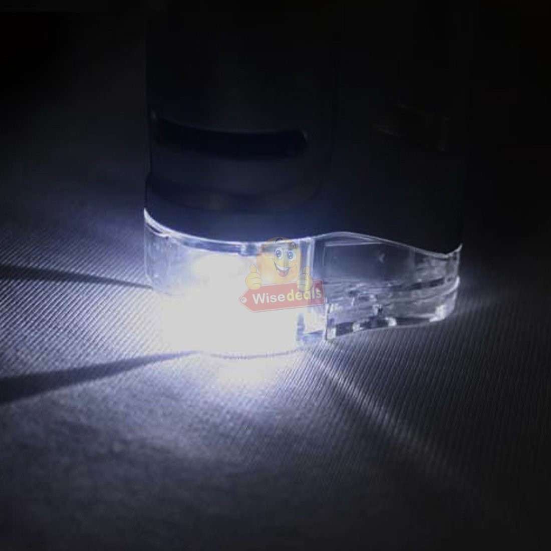 Handheld Mini Pocket Microscope 20X - 40X Optical Zoom with LED Light