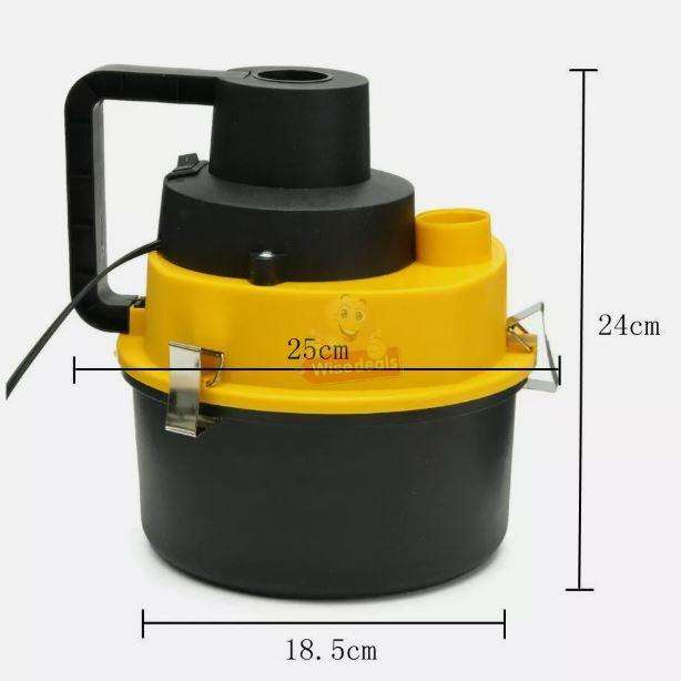Large Tyre Inflator Plus Wet and Dry Vacuum Cleaner