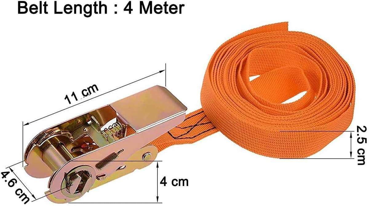 2 Piece 15 Ratchet Tie Down Set