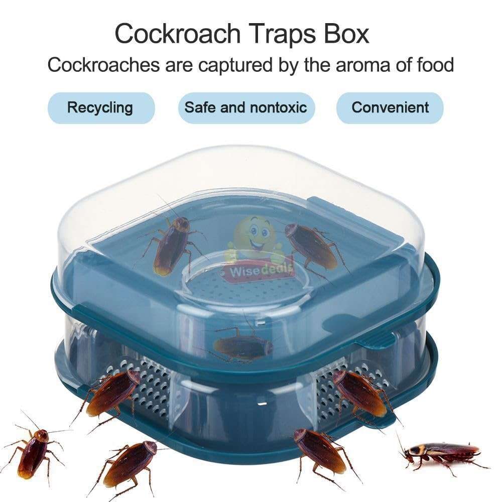 Reusable Double Layer Cockroach Harmless Trap for Home Garden