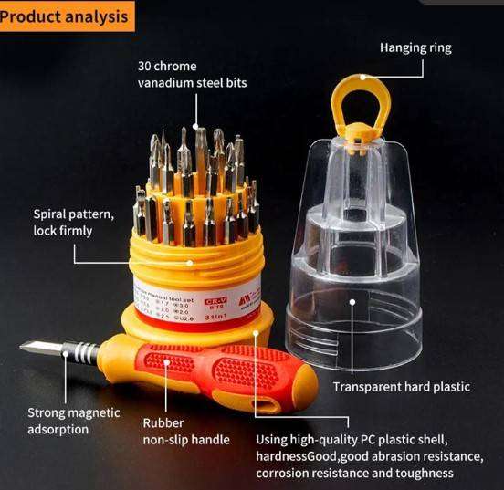 32 in 1 Magnetic Screwdriver Set