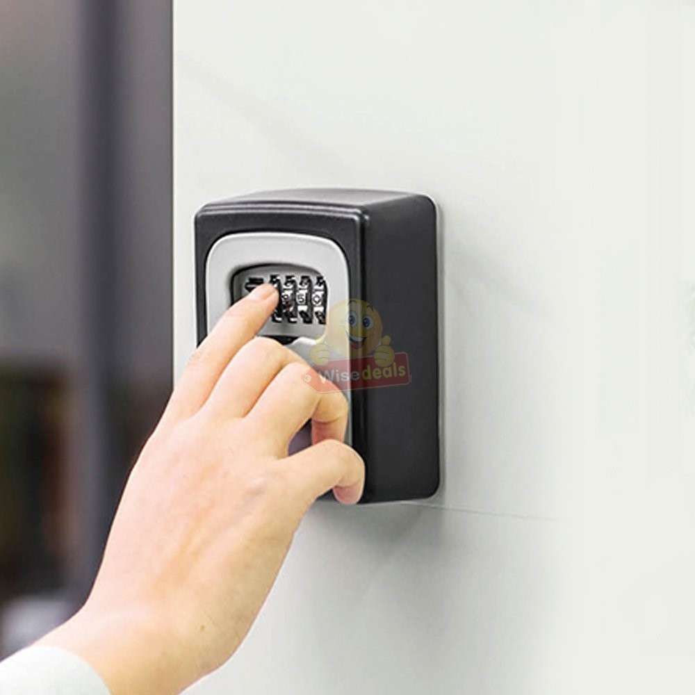 Outdoor wall mounted Key Safe with combination lock