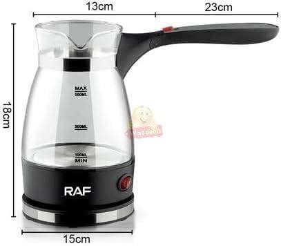 RAF Electric Glass Coffee Tea Water heating Pot
