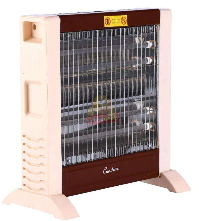 4 Tube Quartz Halogen Electric Heater with 2 Heating Modes