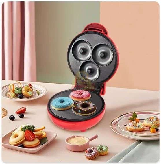 3 Minute Mini Donut Maker with Indicator Light