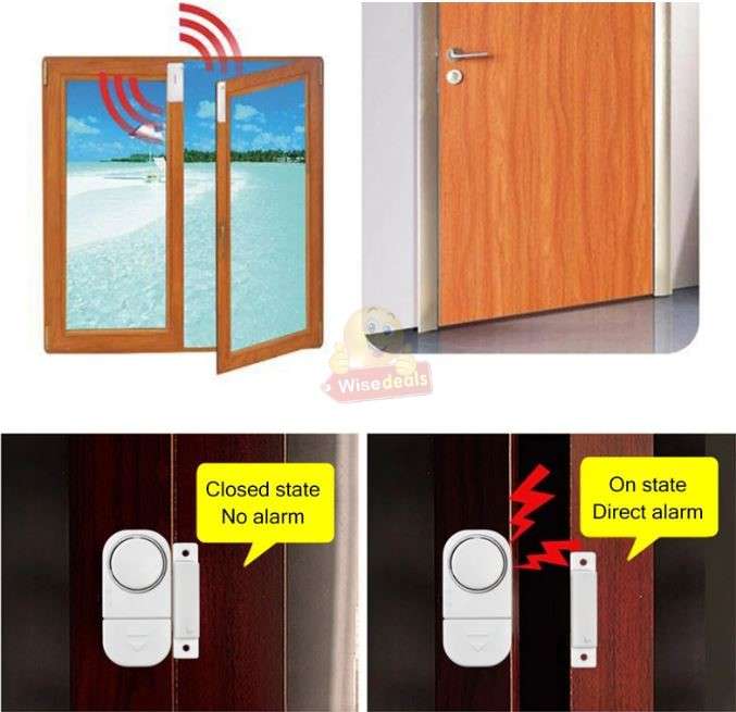 Super Loud 90dB Window or Door Alarm