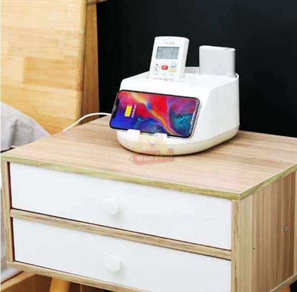 Multifunctional Wireless Charger Storage Box Desktop Organizer