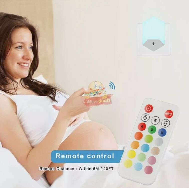 Smart RGB 16 Colour Night Light with 4 Dynamic Lighting Effects