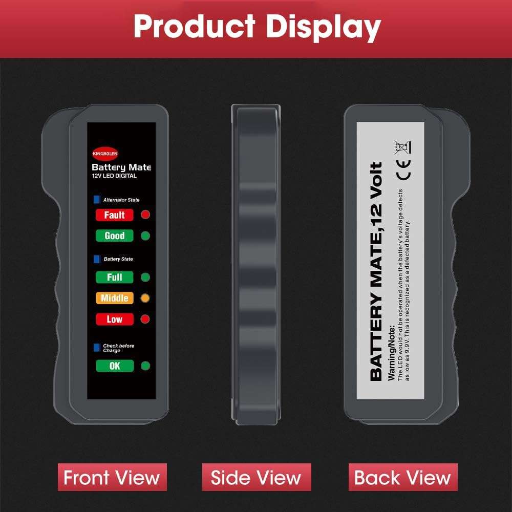 12V Car Digital Battery and Alternator Tester