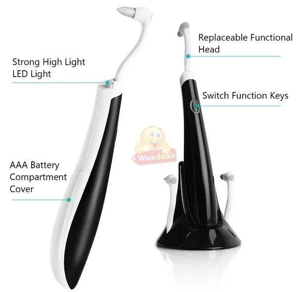 High-Speed Acoustic Vibration Electric Toothbrush and Grinding Heads